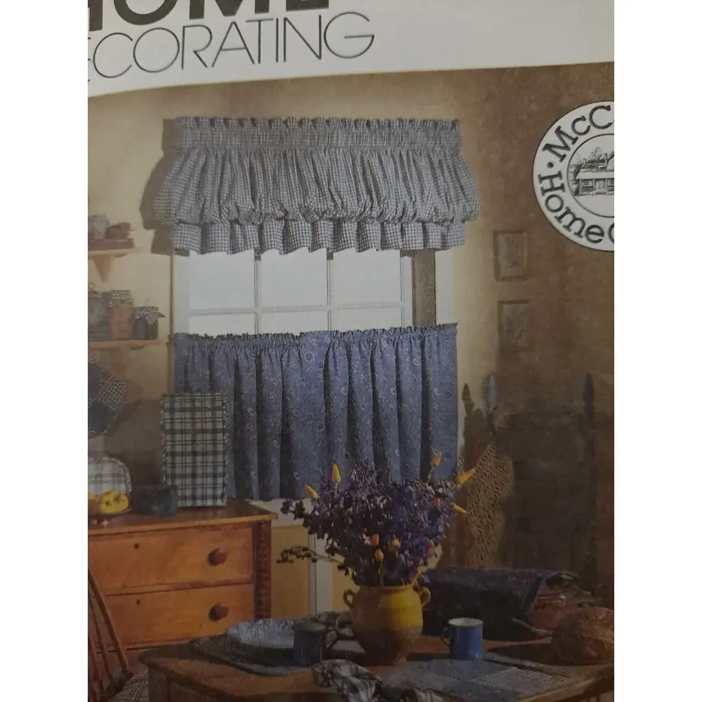 McCalls UNCUT Vtg Sewing 7486 Pattern Kitchen Essential Covers FF OOP NEW